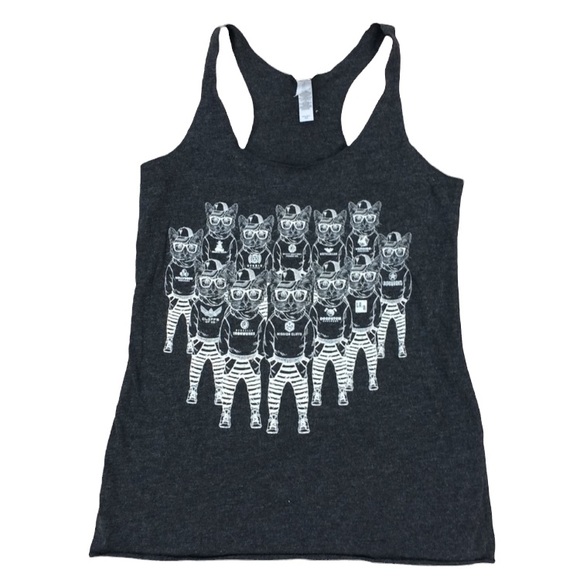 Touchstone Climbing Tops - Touchstone Rock Climbing Racer Back Kitty Tank Top